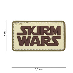 Embleem 3D PVC Skirm Wars Coyote - Identitate Impecabilă