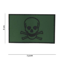 Embleem 3D PVC Skull and Bones #10070 - Marchează-ți Teritoriul
