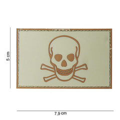 Embleem 3D PVC Skull and Bones #10071 - Afirmă-ți Atitudinea