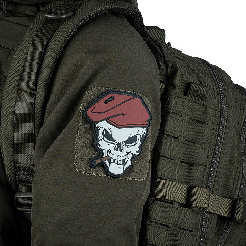 Embleem 3D PVC Skull Sigaar #10121 - Afirmație Tactică Distinctivă