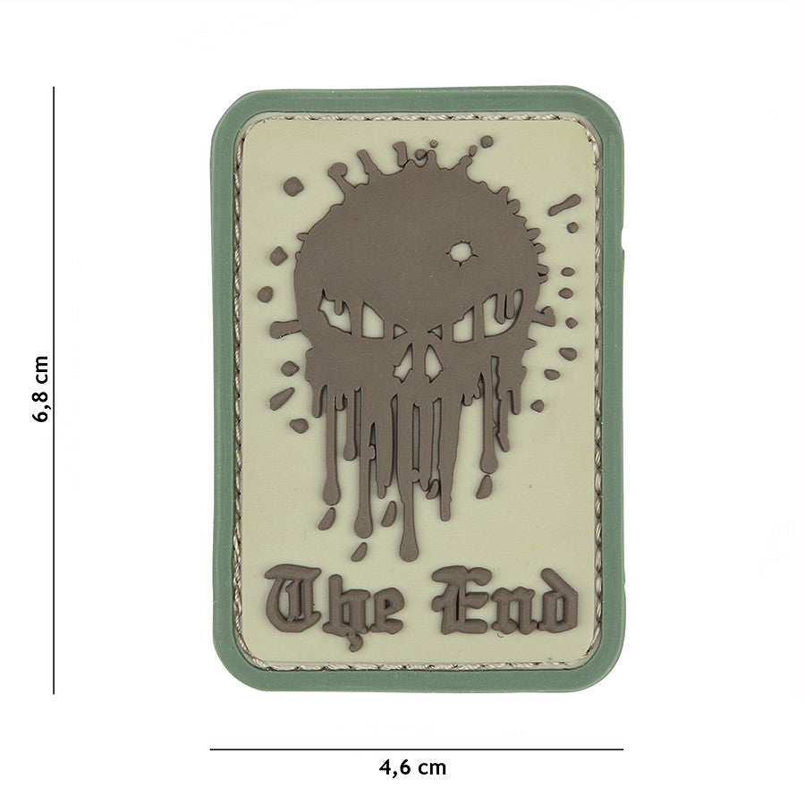 Embleem 3D PVC Skull The End Coyote - Afirmă-ți Atitudinea