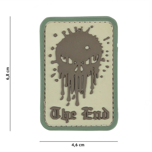 Embleem 3D PVC Skull The End Coyote - Afirmă-ți Atitudinea