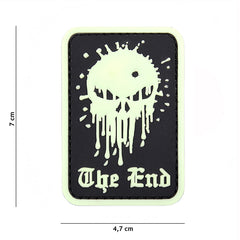 Embleem 3D PVC Skull The End Glow in the Dark - Impact Vizual Nocturn