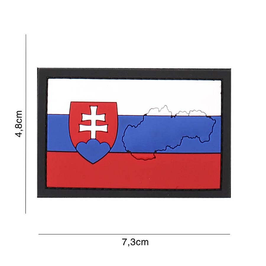 Embleem 3D PVC Slovacia - Identificare Tactică Solidă