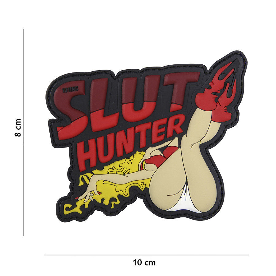 Embleem 3D PVC Slut Hunter Roșu - Afirmă-ți Prezența Cu Impact
