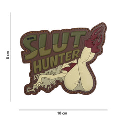 Embleem 3D PVC Slut hunter Verde - Afirmă-ți Atitudinea Fără Compromis