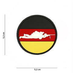 Embleem 3D PVC Sniper Germania - Simbolul Preciziei Elite