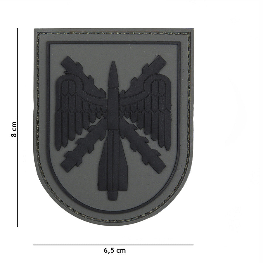 Embleem 3D PVC Spaans Schild Grijs #13085 - Identitate Tactică Durabilă