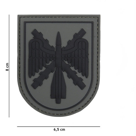 Embleem 3D PVC Spaans Schild Grijs #13085 - Identitate Tactică Durabilă