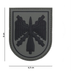 Embleem 3D PVC Spaans Schild Grijs #13085 - Identitate Tactică Durabilă