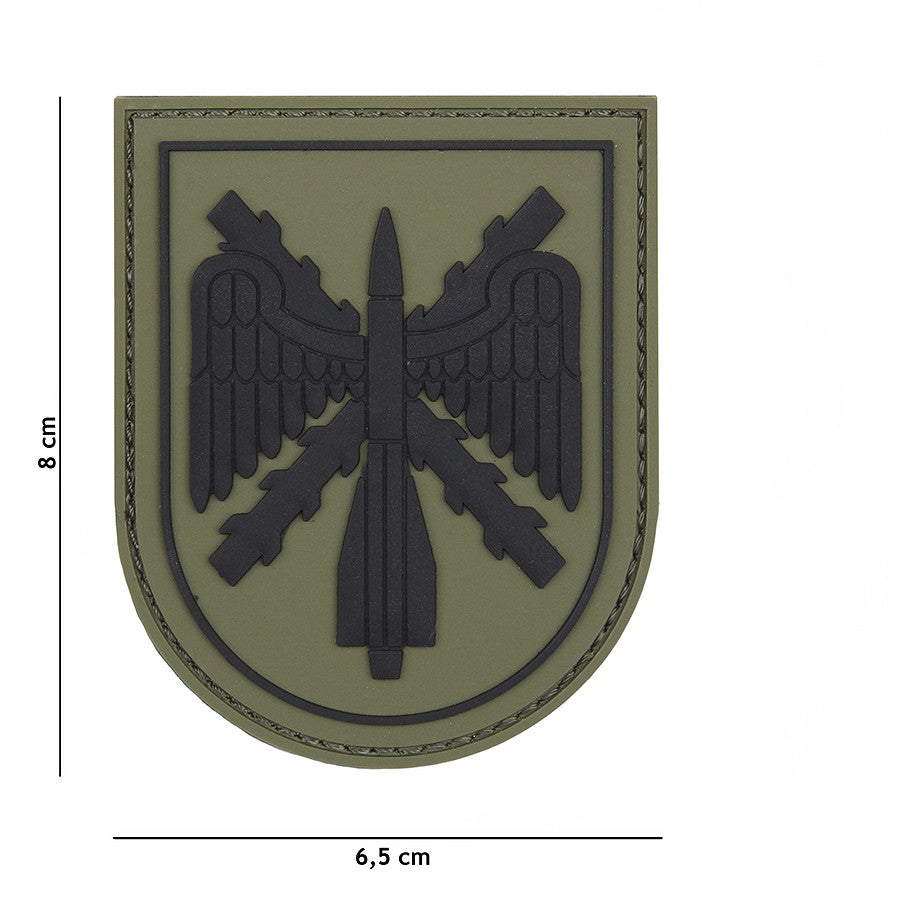 Embleem 3D PVC Spaans Schild Verde - Afirmă-ți Spiritul Războinic