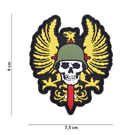 Embleem 3D PVC Spaanse skull #1102 - Afirmă-ți Atitudinea