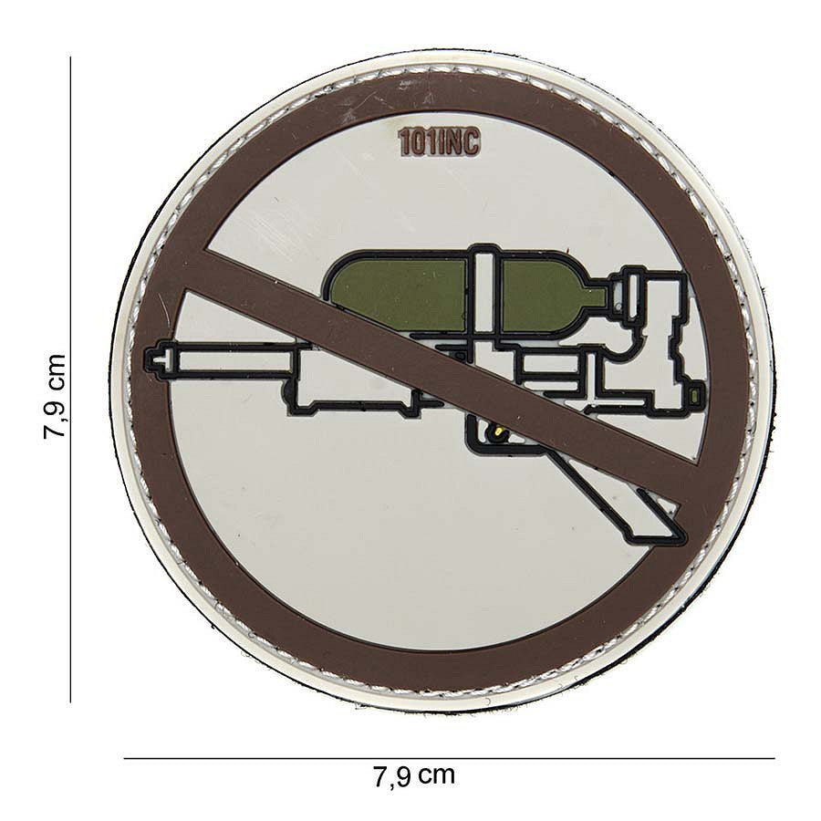 Embleem 3D PVC Super Soaker Maro - Semn Distinctiv de Rezistenta