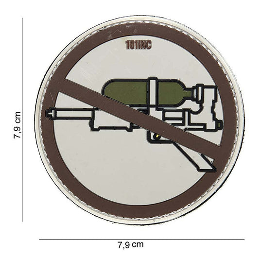 Embleem 3D PVC Super Soaker Maro - Semn Distinctiv de Rezistenta