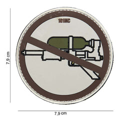 Embleem 3D PVC Super Soaker Maro - Semn Distinctiv de Rezistenta