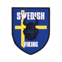 Embleem 3D PVC Swedish Viking #2100 - Afirmă-ți Spiritul Războinic