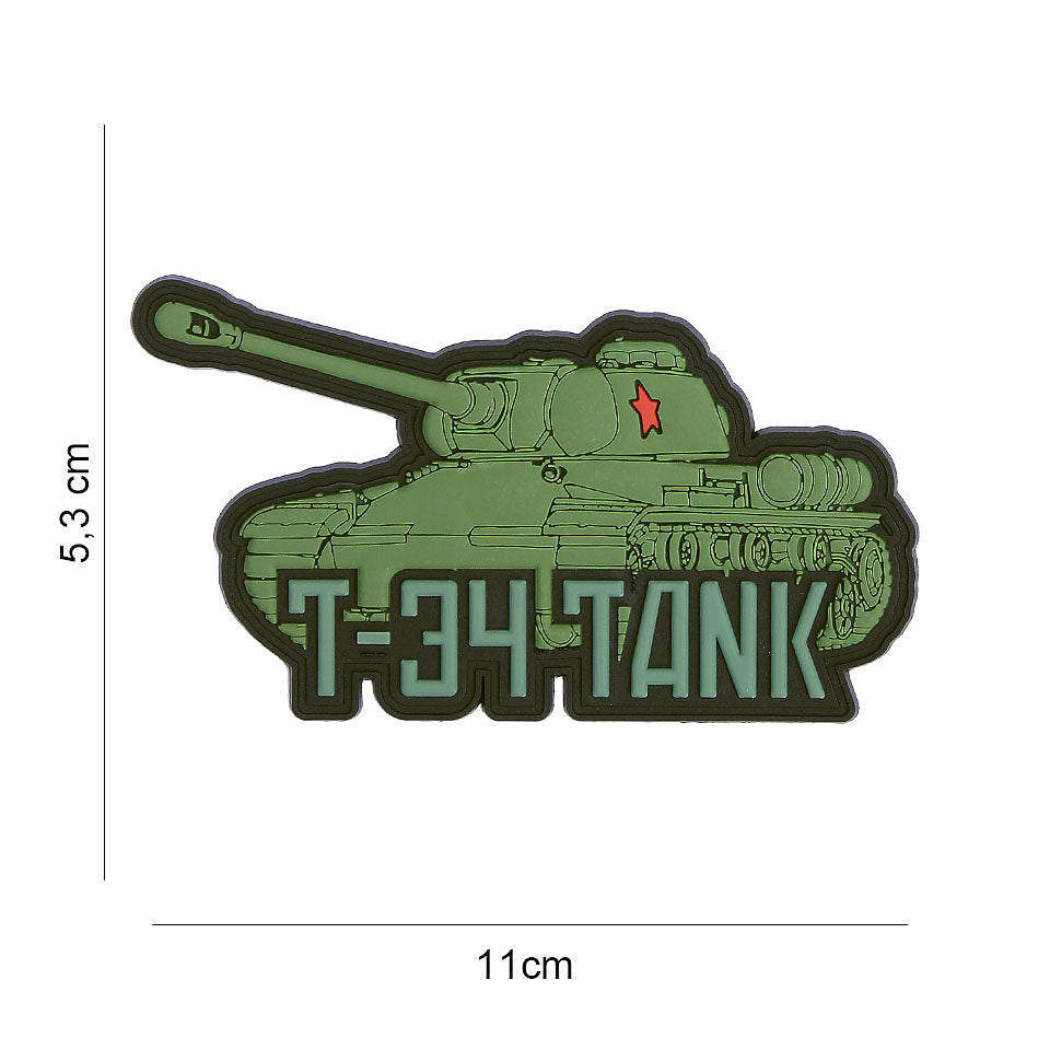Embleem 3D PVC T-34 #19073 - Simbol de Forță Legendară