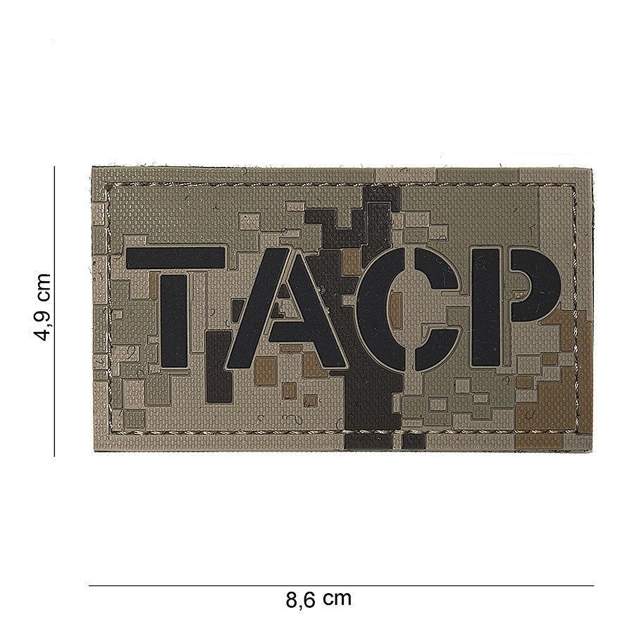 Embleem 3D PVC TACP Dig. Desert - Simbolul Preciziei Tactice