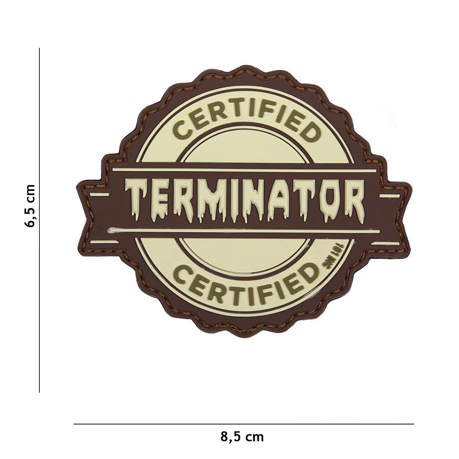 Embleem 3D PVC Terminator Coyote - Afirmă-ți Forța