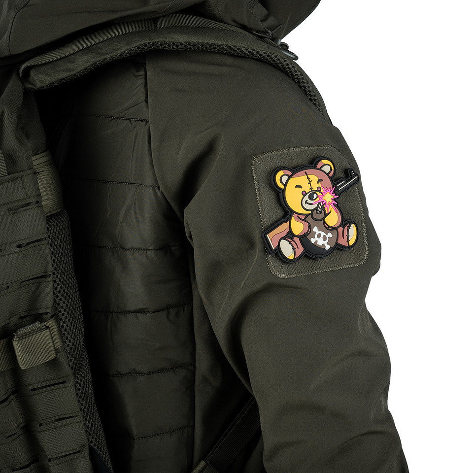 Embleem 3D PVC Terreur Teddy Bruin - Afirmă-ți Atitudinea