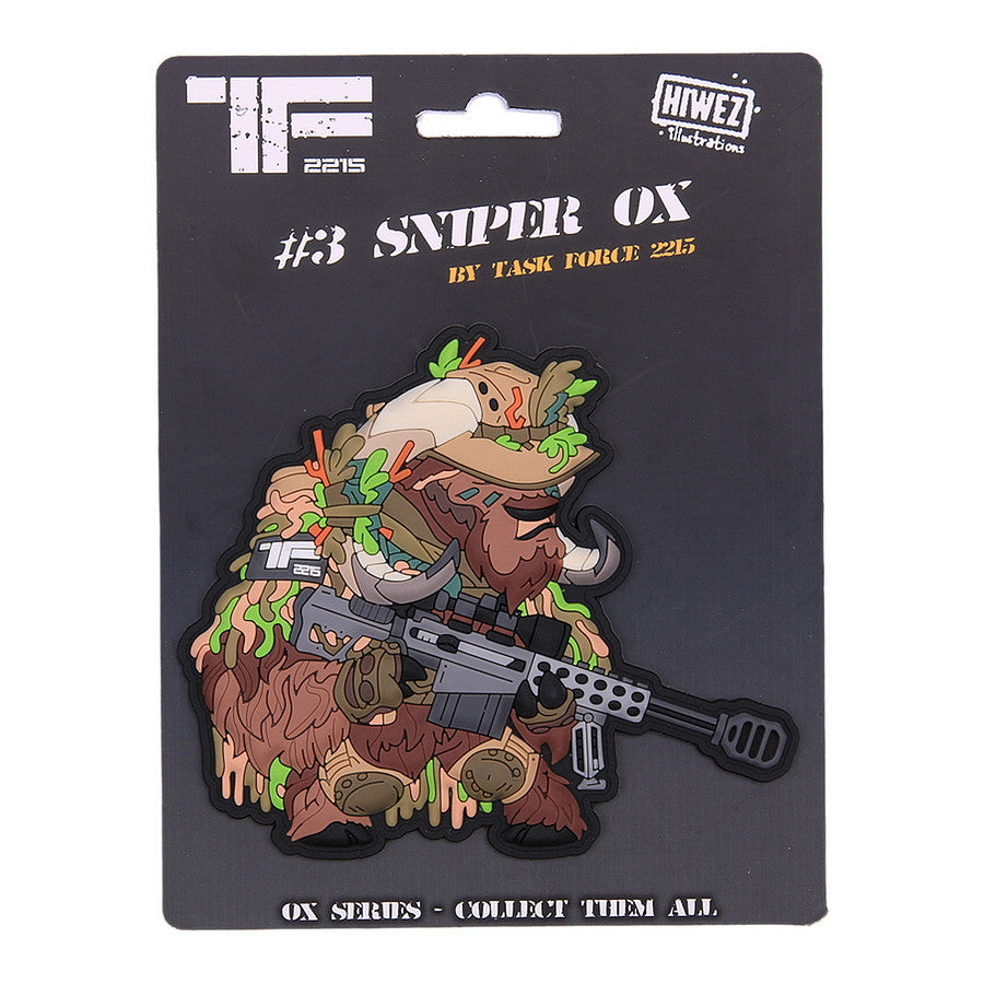 Embleem 3D PVC TF-2215 Sniper Ox Nr.3 - Afirmă-ți Prezența Tactică