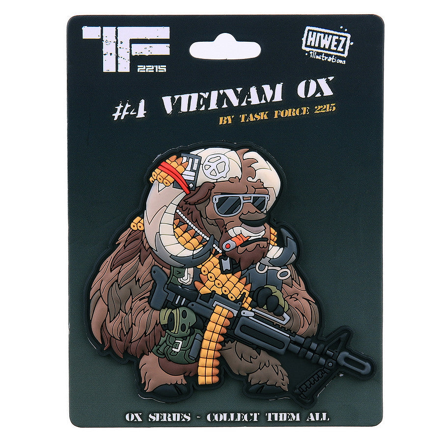 Embleem 3D PVC TF-2215 Vietnam Ox Nr. 4 - Afirmă-ți Spiritul Tactic