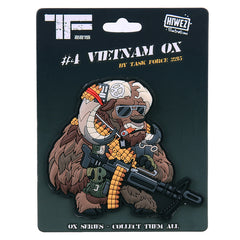Embleem 3D PVC TF-2215 Vietnam Ox Nr. 4 - Afirmă-ți Spiritul Tactic