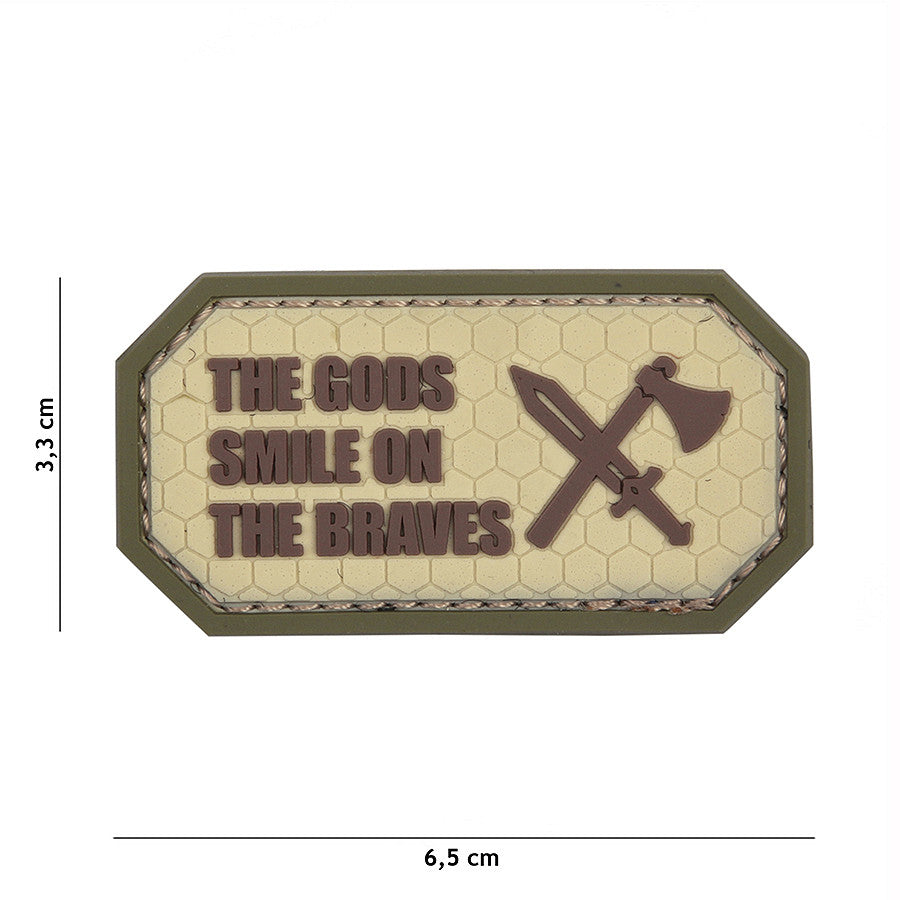 Embleem 3D PVC The Gods smile on the braves Coyote - Manifestă Curajul Tău