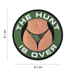 Embleem 3D PVC The hunt is over #16098 - Afirmă-ți Misiunea Îndeplinită