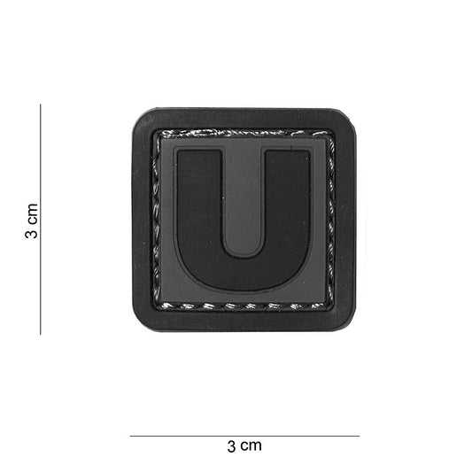 Embleem 3D PVC U #15031 - Identificare Tactica Fara Compromis