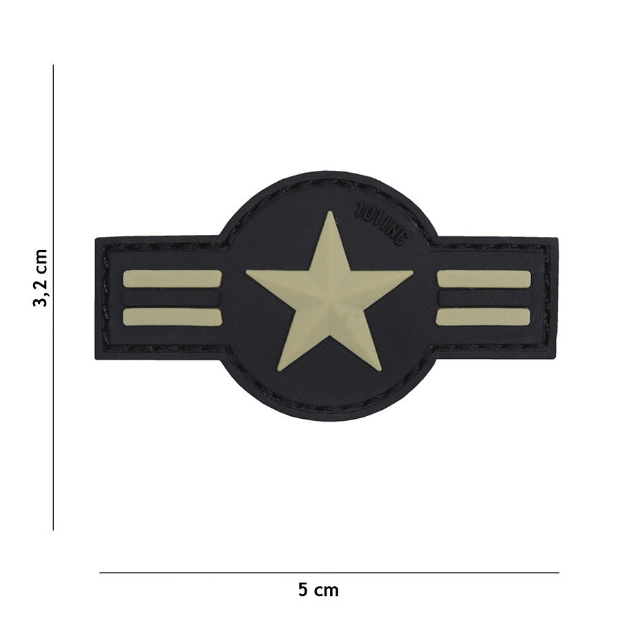 Embleem 3D PVC U.S. Air Force Coyote - Afirmă-ți Loialitatea Tactică