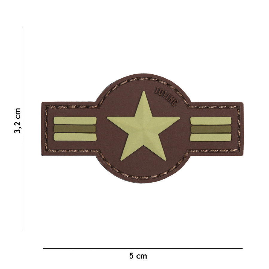Embleem 3D PVC U.S. Air Force Maro - Afirmă-ți Identitatea Tactică