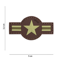 Embleem 3D PVC U.S. Air Force Maro - Afirmă-ți Identitatea Tactică