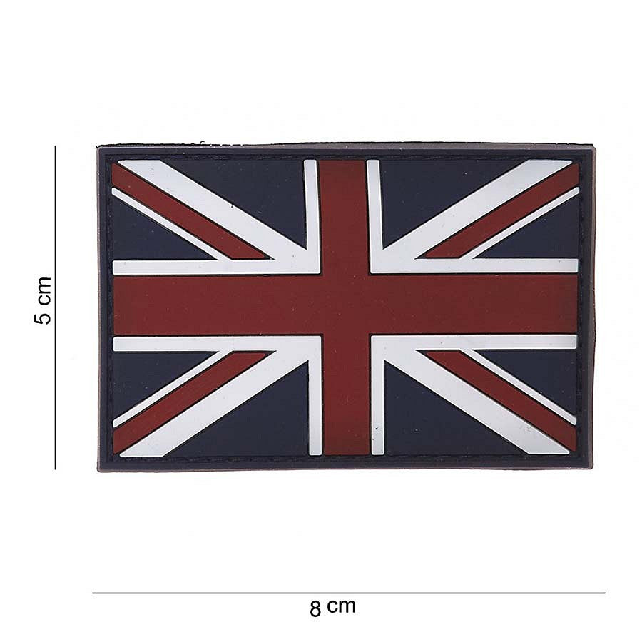 Embleem 3D PVC United Kingdom - Afirmă-ți Identitatea Tactică