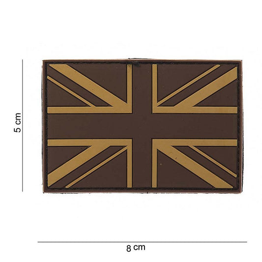 Embleem 3D PVC United Kingdom Desert - Afirmație Tactică Durabilă