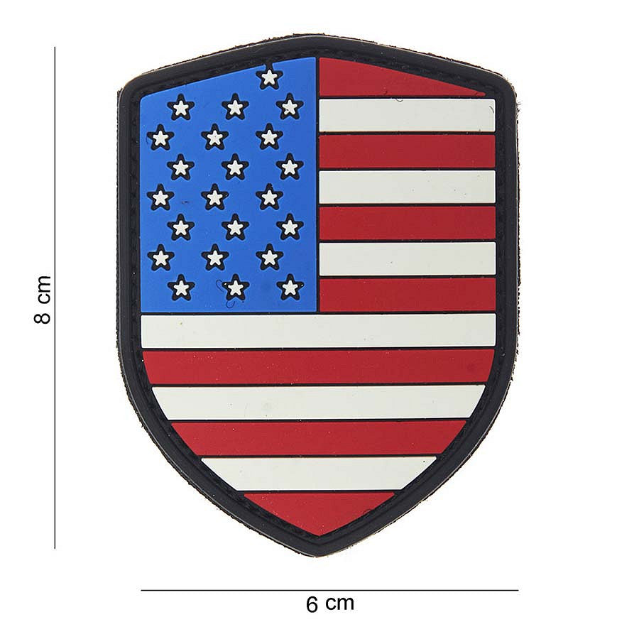 Embleem 3D PVC USA #10012 Design USA - Afirmă-ți Identitatea Tactică
