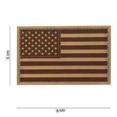 Embleem 3D PVC USA Desert #11183 - Identitate Tactica Impecabila