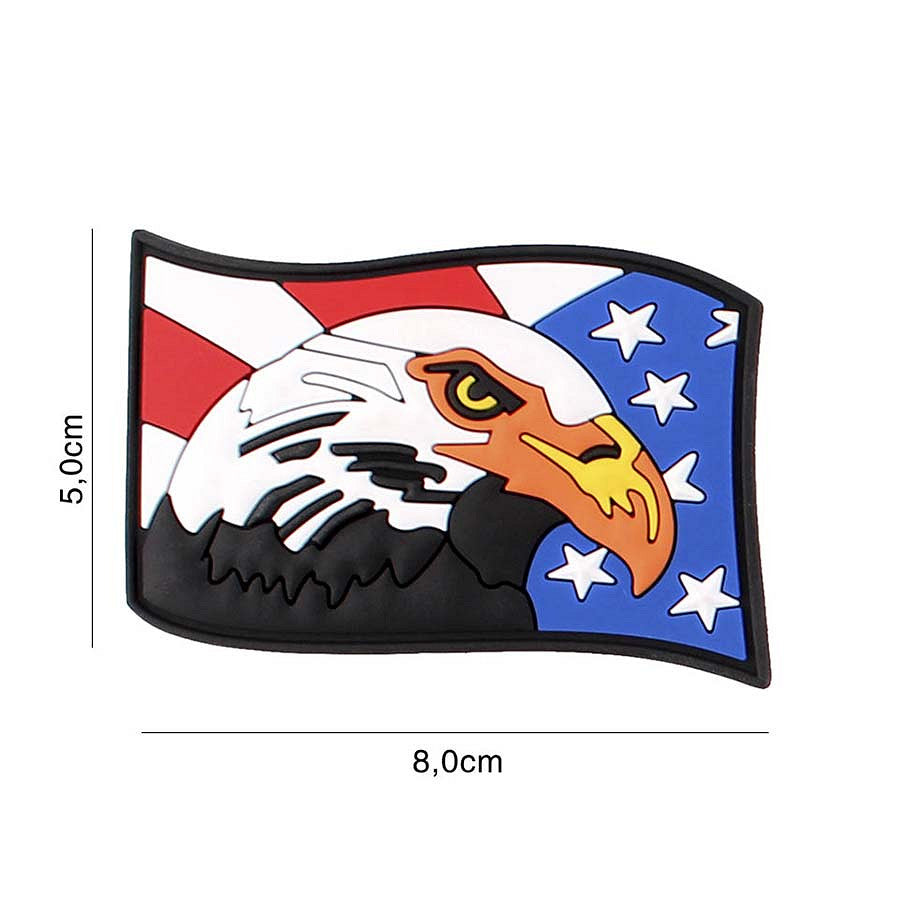 Embleem 3D PVC USA eagle #5113 - Afirmă-ți Identitatea Fără Compromis