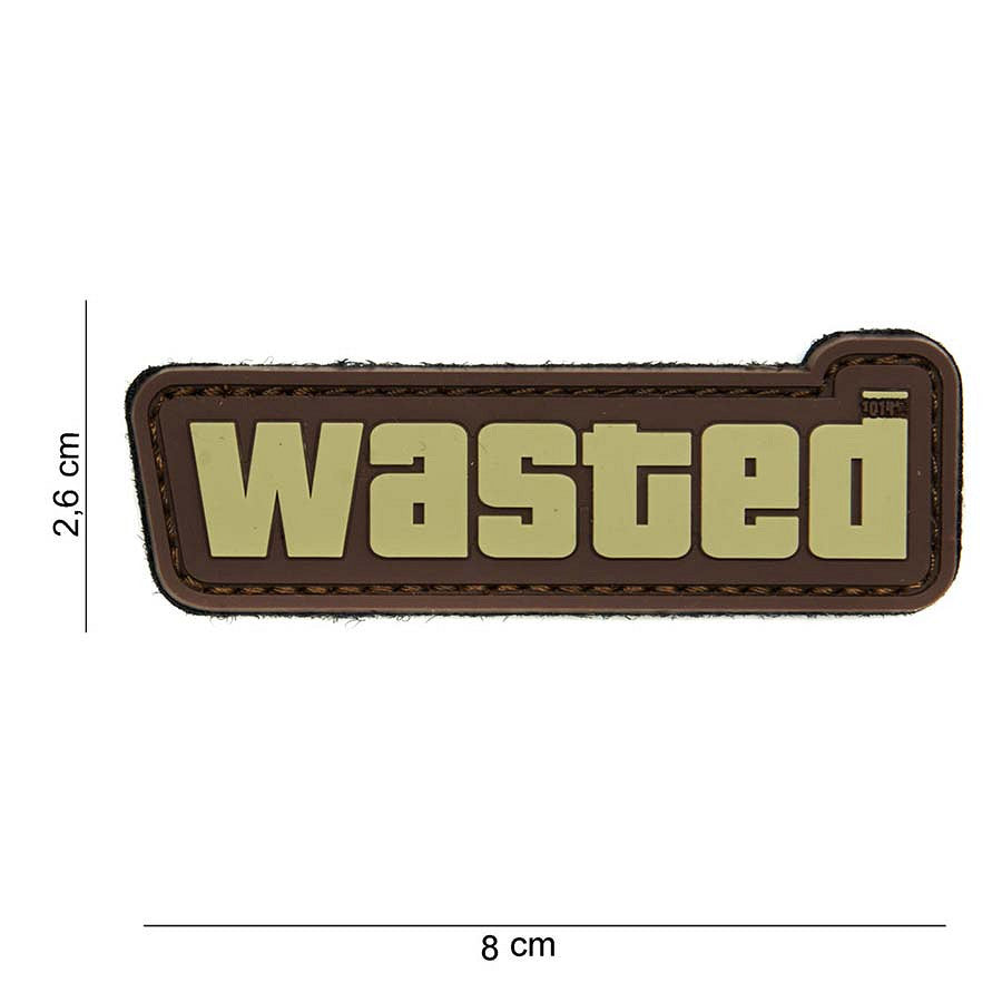 Embleem 3D PVC Wasted Maro - Semnătura Ta Tacticală Unică