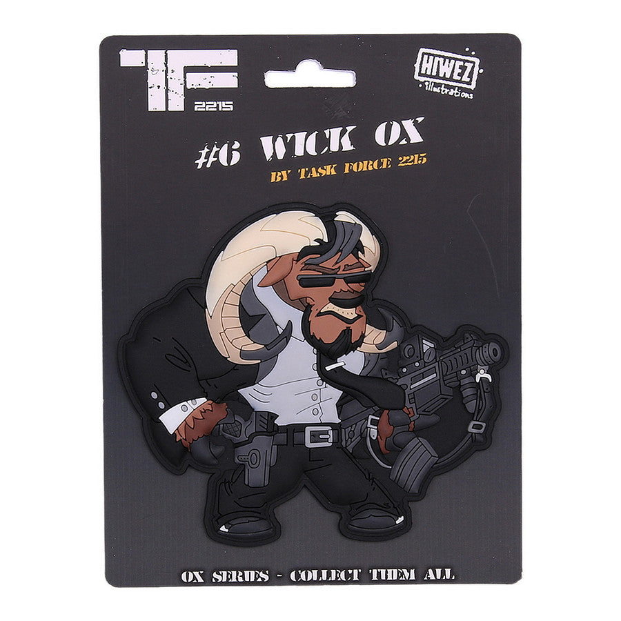 Embleem 3D PVC Wick Ox Nr.6 TF-2215 - Afirmă-ți Forța Tactică