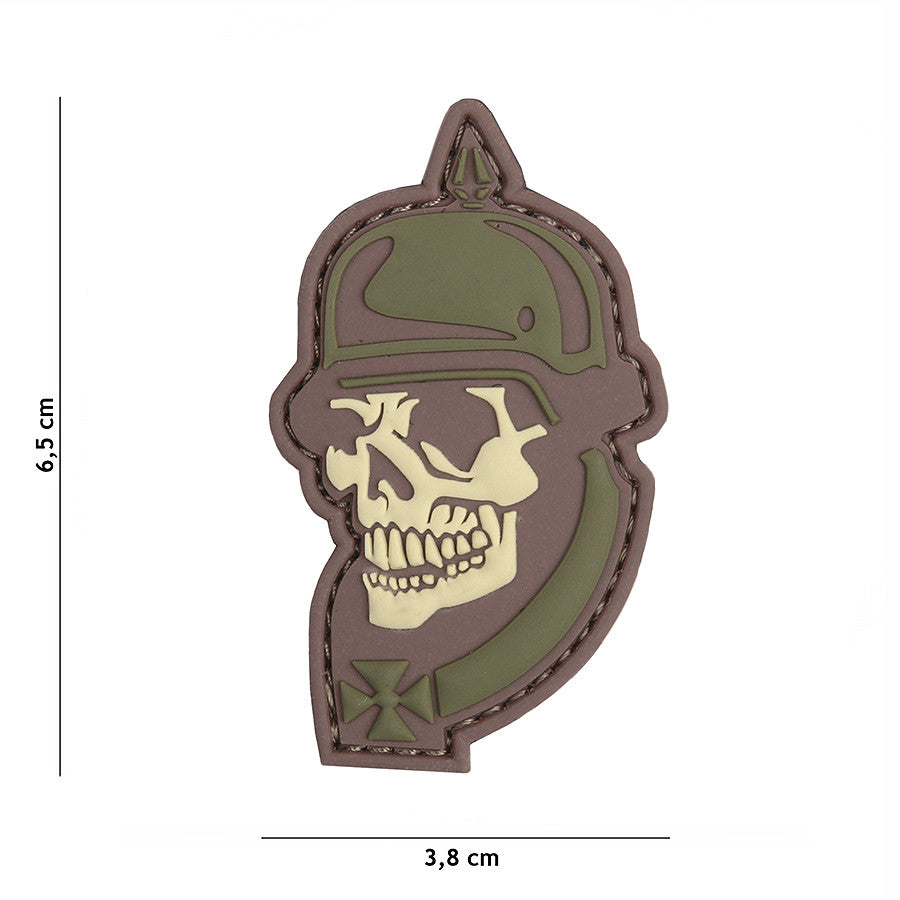 Embleem 3D PVC WW I Skull #20045 - Afirmă-ți Istoria și Forța
