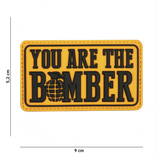 Embleem 3D PVC You are the bomber #6112 - Afirmă-ți Atitudinea Tactică