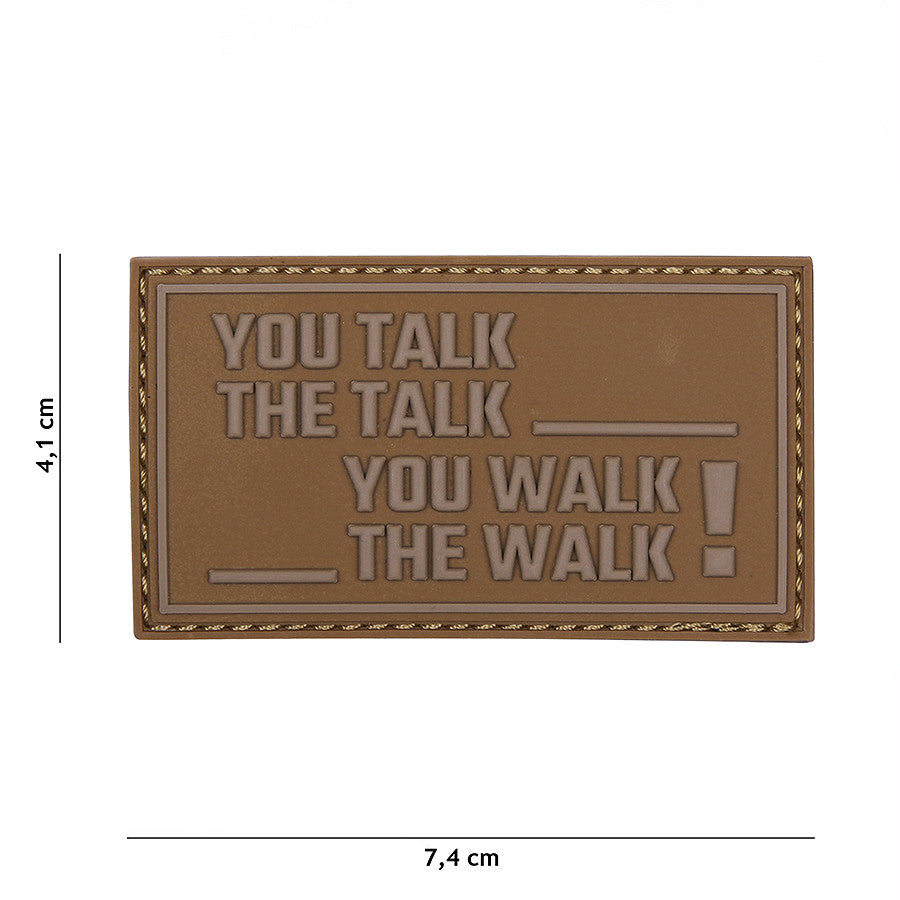 Embleem 3D PVC You talk, the talk Coyote - Afirmă-ți Prezența