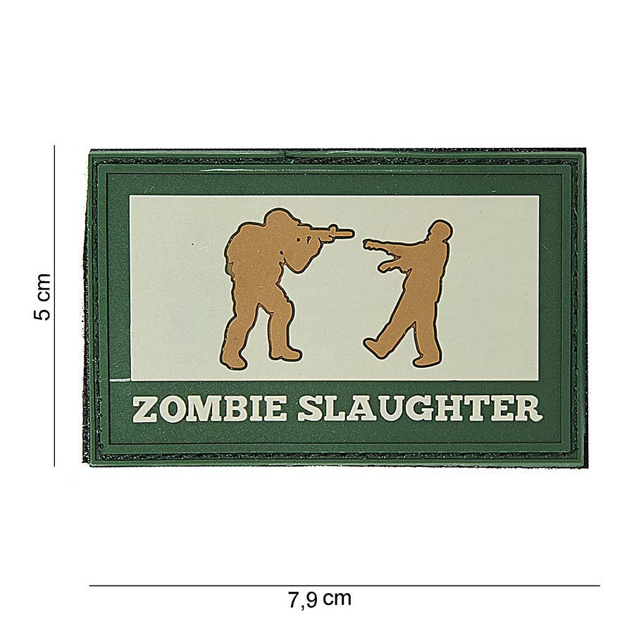 Embleem 3D PVC Zombie Slaughter Tactical - Afirmă-ți Atitudinea
