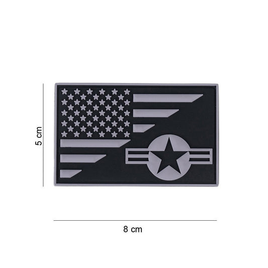 Embleem 3D Stars and Stripes USAF - Personalizare Tactică Autentică