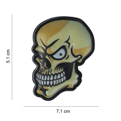 Embleem 3D UV Shit Happens Skull - Atitudine Neînfricată