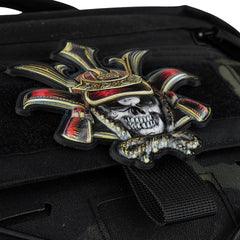 Embleem 3D UV Skull Samurai #8041 Tactical - Afirmă-ți Spiritul de Luptător
