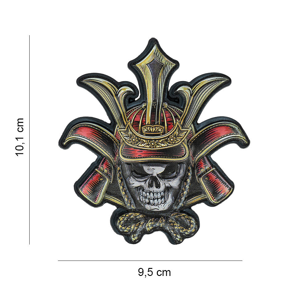 Embleem 3D UV Skull Samurai #8041 Tactical - Afirmă-ți Spiritul de Luptător