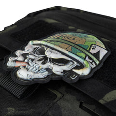 Embleem 3D UV Skull Vietnam ace #8039 - Afirmă-ți Spiritul de Luptător