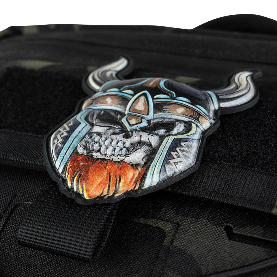 Embleem 3D UV Skull Viking - Semn Distinctiv de Forță
